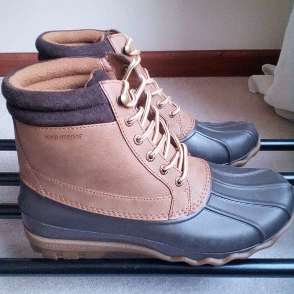 Sperry Men's 19273 Brewster Waterproof Leather Duck Boots - BRAND NEW - Picture 5 of 6
